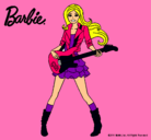 Dibujo Barbie guitarrista pintado por ayleago
