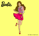 Dibujo Barbie informal pintado por virgini