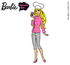 Dibujo Barbie de chef pintado por lareina