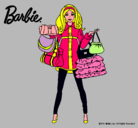 Dibujo Barbie de compras pintado por julietik