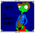 Dibujo Rango pintado por rango