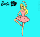 Dibujo Barbie bailarina de ballet pintado por roseela