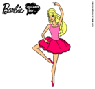 Dibujo Barbie bailarina de ballet pintado por shalon