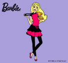 Dibujo Barbie y su mascota pintado por Daaf