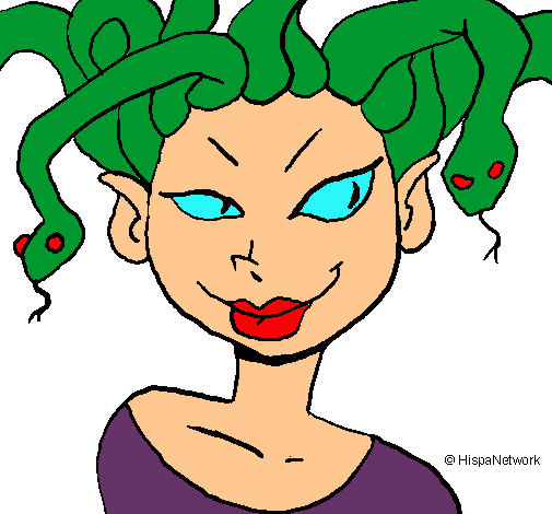 Mujer medusa