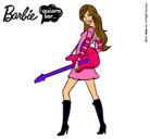 Dibujo Barbie la rockera pintado por ELPIGABI