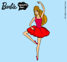 Dibujo Barbie bailarina de ballet pintado por anaosvaldo