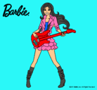 Dibujo Barbie guitarrista pintado por manpreet