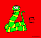 Dibujo Serpiente pintado por terxs-v