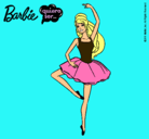 Dibujo Barbie bailarina de ballet pintado por SAMM