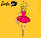 Dibujo Barbie bailarina de ballet pintado por agoso