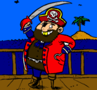 Dibujo Pirata a bordo pintado por benjamiiin