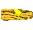 Dibujo Mazorca de maíz pintado por ricsil