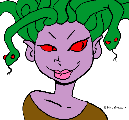 Mujer medusa