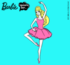 Dibujo Barbie bailarina de ballet pintado por faccebok+