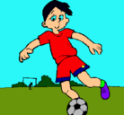 Dibujo Jugar a fútbol pintado por david-gs-98