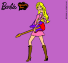 Dibujo Barbie la rockera pintado por ali10