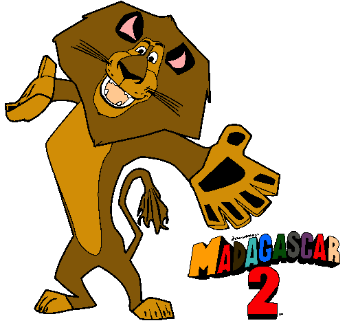 Dibujo Madagascar 2 Alex 2 pintado por lovezno