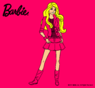 Dibujo Barbie juvenil pintado por modelaje