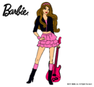 Dibujo Barbie rockera pintado por maryna1m