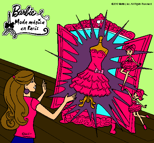 El vestido mágico de Barbie