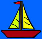 Dibujo Barco velero pintado por barbylux