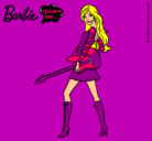 Dibujo Barbie la rockera pintado por FRAN_KIE