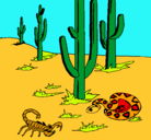 Dibujo Desierto pintado por leonardilx