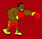 Dibujo Boxeador pintado por zeba 