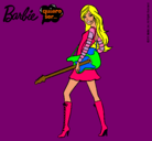 Dibujo Barbie la rockera pintado por MAMERTIS