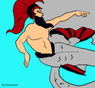 Dibujo Poseidón pintado por asssassin