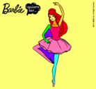 Dibujo Barbie bailarina de ballet pintado por oazqdxc