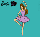 Dibujo Barbie bailarina de ballet pintado por vegaa