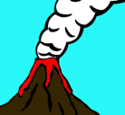 Dibujo Volcán pintado por SamanthaSS