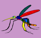 Dibujo Mosquito pintado por ludli