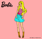 Dibujo Barbie veraniega pintado por Bluisita