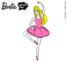 Dibujo Barbie bailarina de ballet pintado por eveline