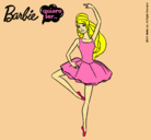 Dibujo Barbie bailarina de ballet pintado por lallonesa