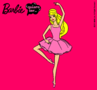 Dibujo Barbie bailarina de ballet pintado por blanquita