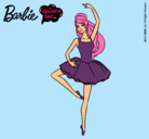 Dibujo Barbie bailarina de ballet pintado por sdefgh