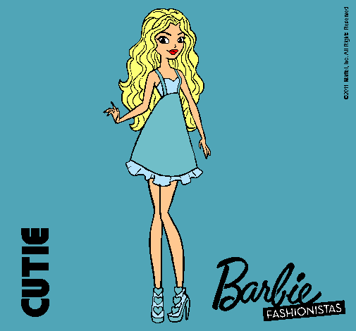 Dibujo Barbie Fashionista 3 pintado por sofi007