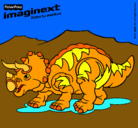 Dibujo Imaginext 13 pintado por Darkon