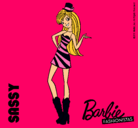 Dibujo Barbie Fashionista 2 pintado por dayiss 