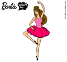 Dibujo Barbie bailarina de ballet pintado por Laida