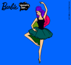 Dibujo Barbie bailarina de ballet pintado por ilancito