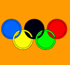 Dibujo Anillas de los juegos olimpícos pintado por Marco5555