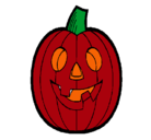 Dibujo Calabaza pintado por rtyuyuyioppp