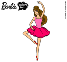 Dibujo Barbie bailarina de ballet pintado por ilianita