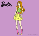 Dibujo Barbie veraniega pintado por yalla