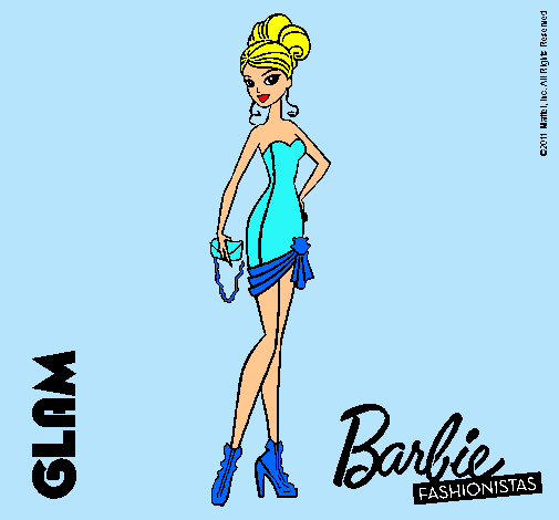 Dibujo Barbie Fashionista 5 pintado por wapixima
